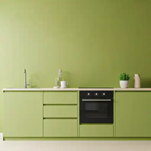 Cocina de hogar limpia en Madrid
